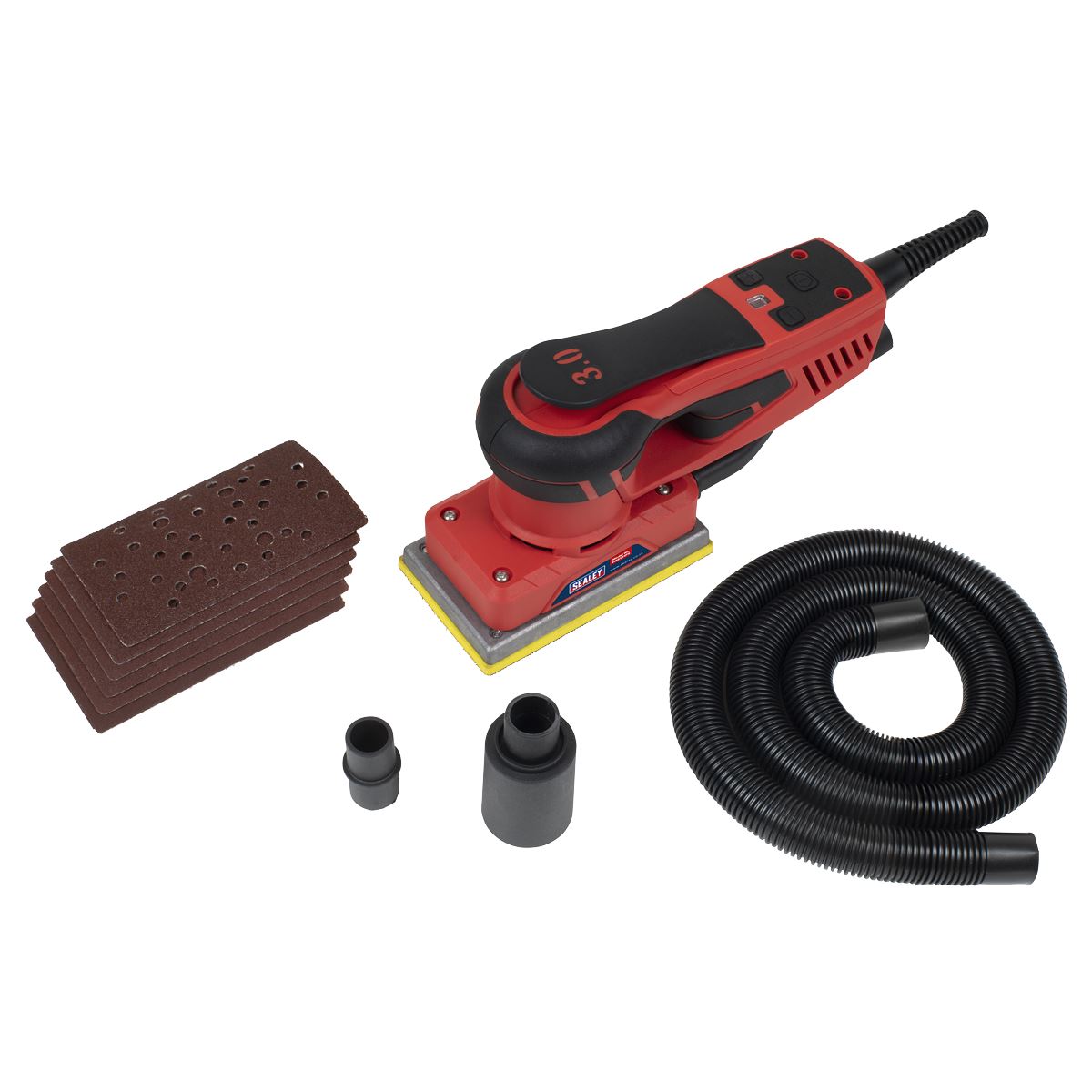 Sealey DAS151PS Variable Speed Brushless Orbital Sander 80 x 133mm 350W Sealey