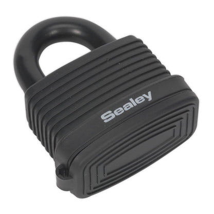 Sealey PL302CW Steel Body Weatherproof Combination Padlock 48mm Sealey