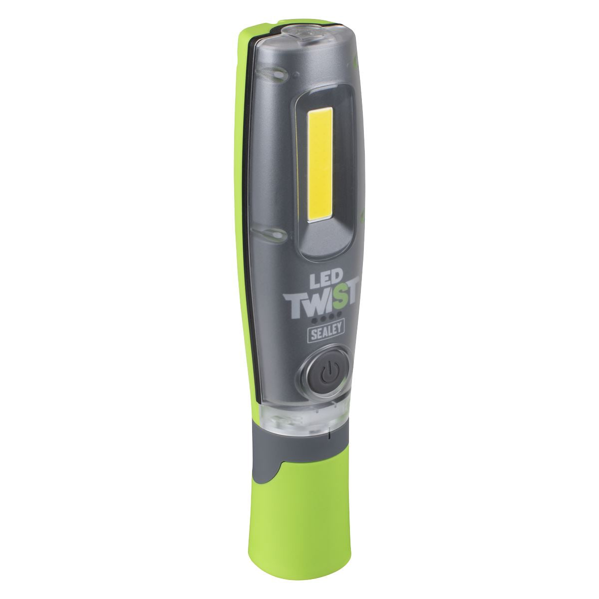 Sealey LED1001G LED Twist Rechargeable Inspection Light 8W COB & 1W SMD Sealey