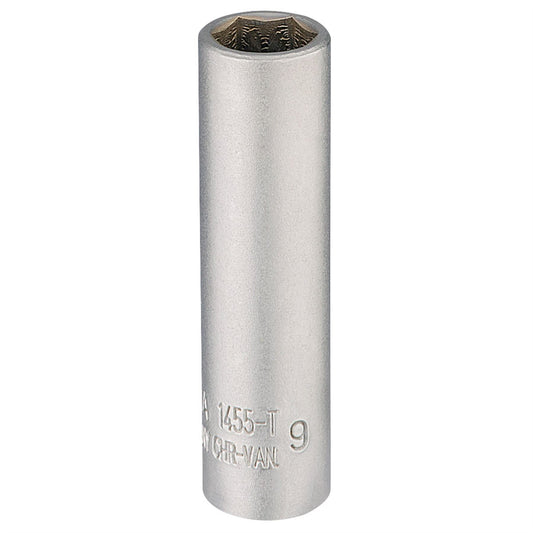 Elora 58729 Deep Socket 1/4" Sq. Dr. 9mm Elora