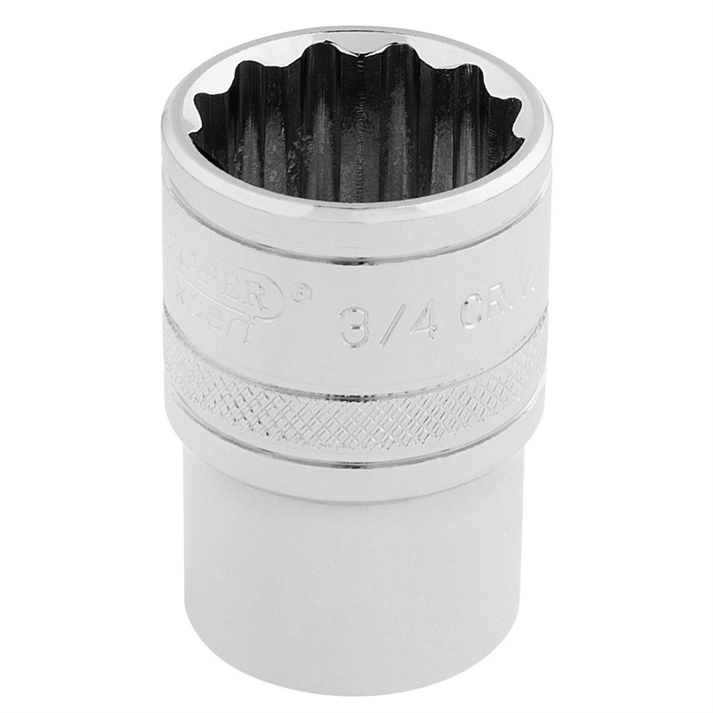 Draper 33660 Expert HI-TORQ® 12 Point Socket 1/2" Sq. Dr. 3/4" Draper