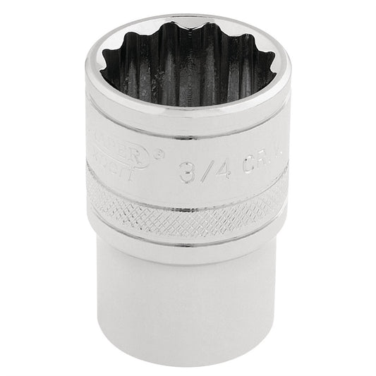 Draper 33660 Expert HI-TORQ® 12 Point Socket 1/2" Sq. Dr. 3/4" Draper