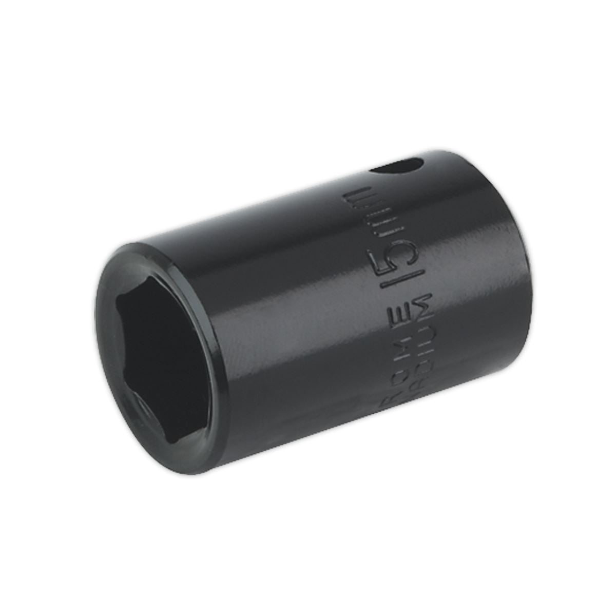 Sealey IS1215 Impact Socket 15mm 1/2"Sq Drive Sealey