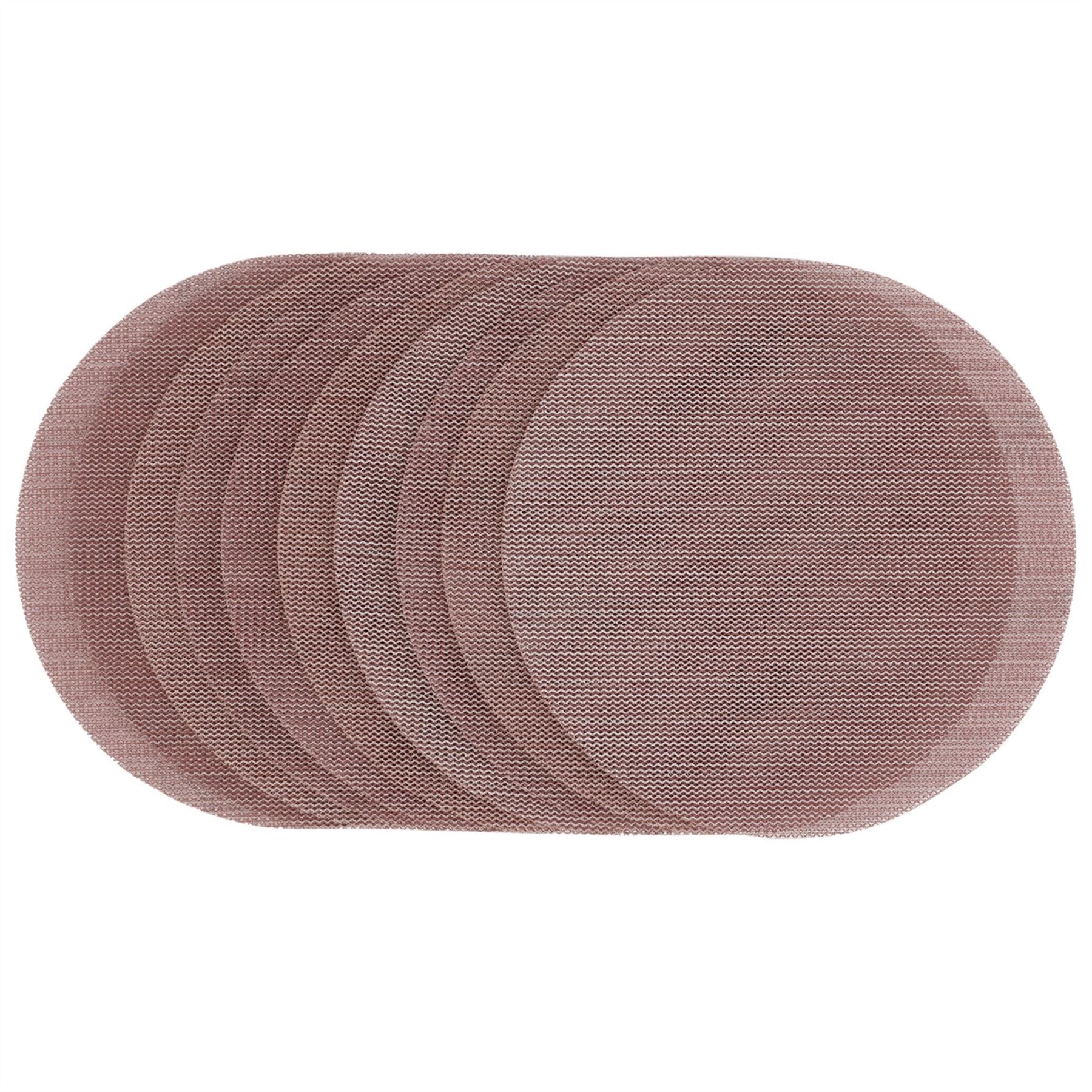 Draper 60505 Mesh Sanding Discs 125mm 240 Grit Pack of 10 Draper