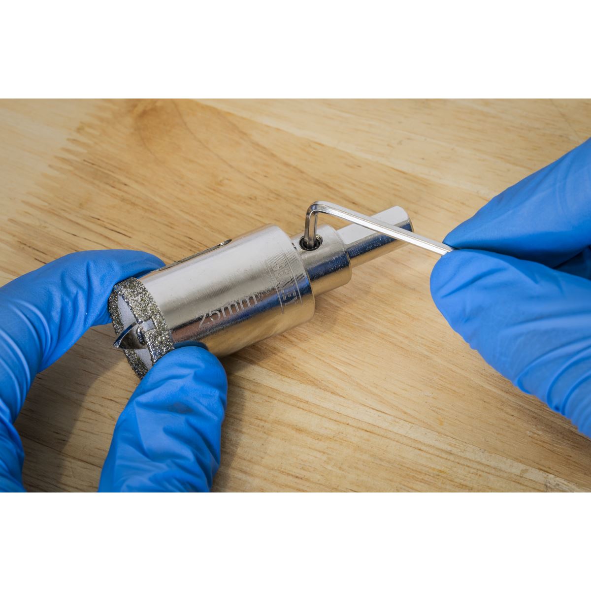 Sealey DHS25 Electroplated Diamond Hole Saw Ø25mm Sealey