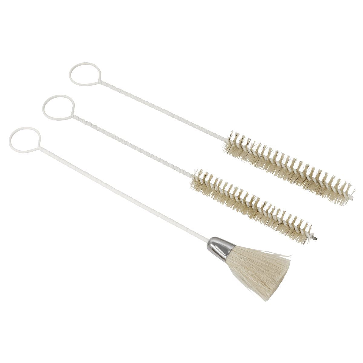 Sealey BSGC/3 Spray Gun Cleaning Brush Set 3pc Sealey