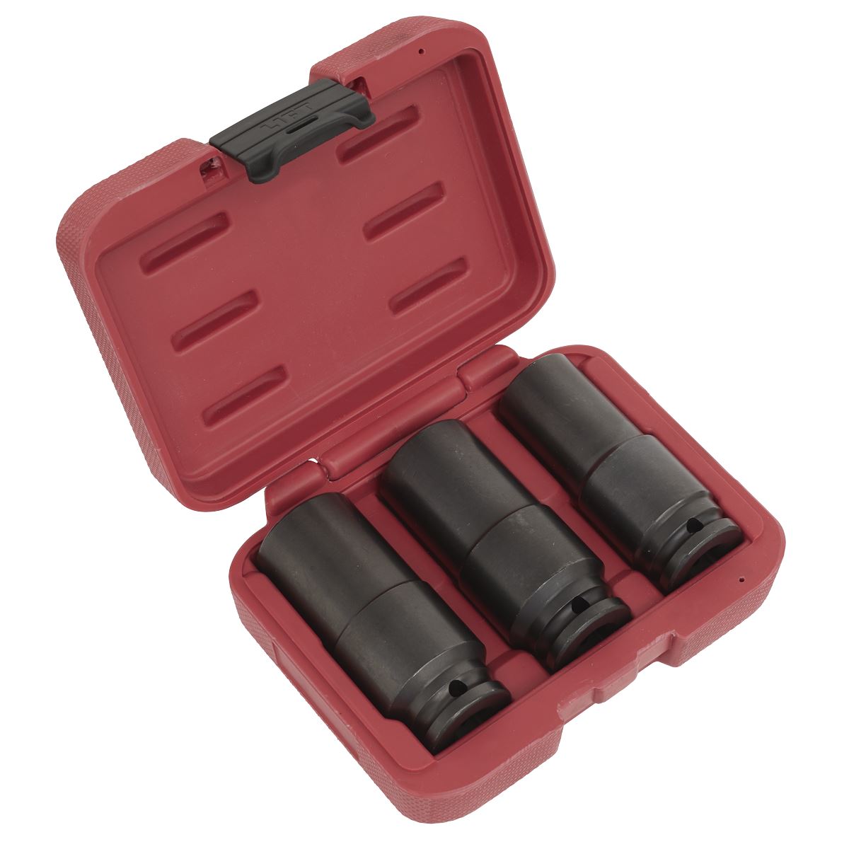 Sealey SX319 Deep Weighted Impact Socket Set 1/2"Sq Drive 3pc Sealey