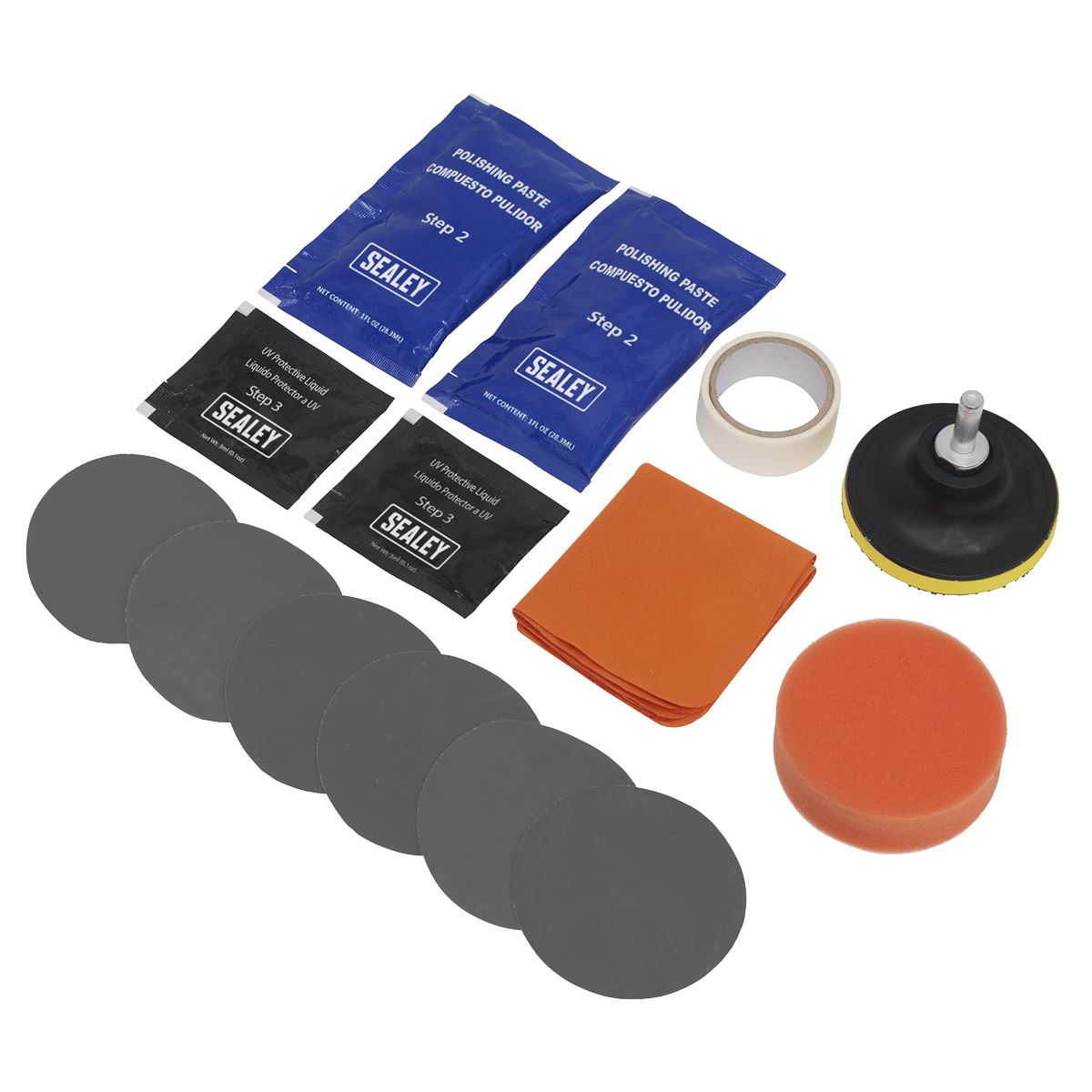 Sealey HRK01 Headlight Restoration Kit Sealey