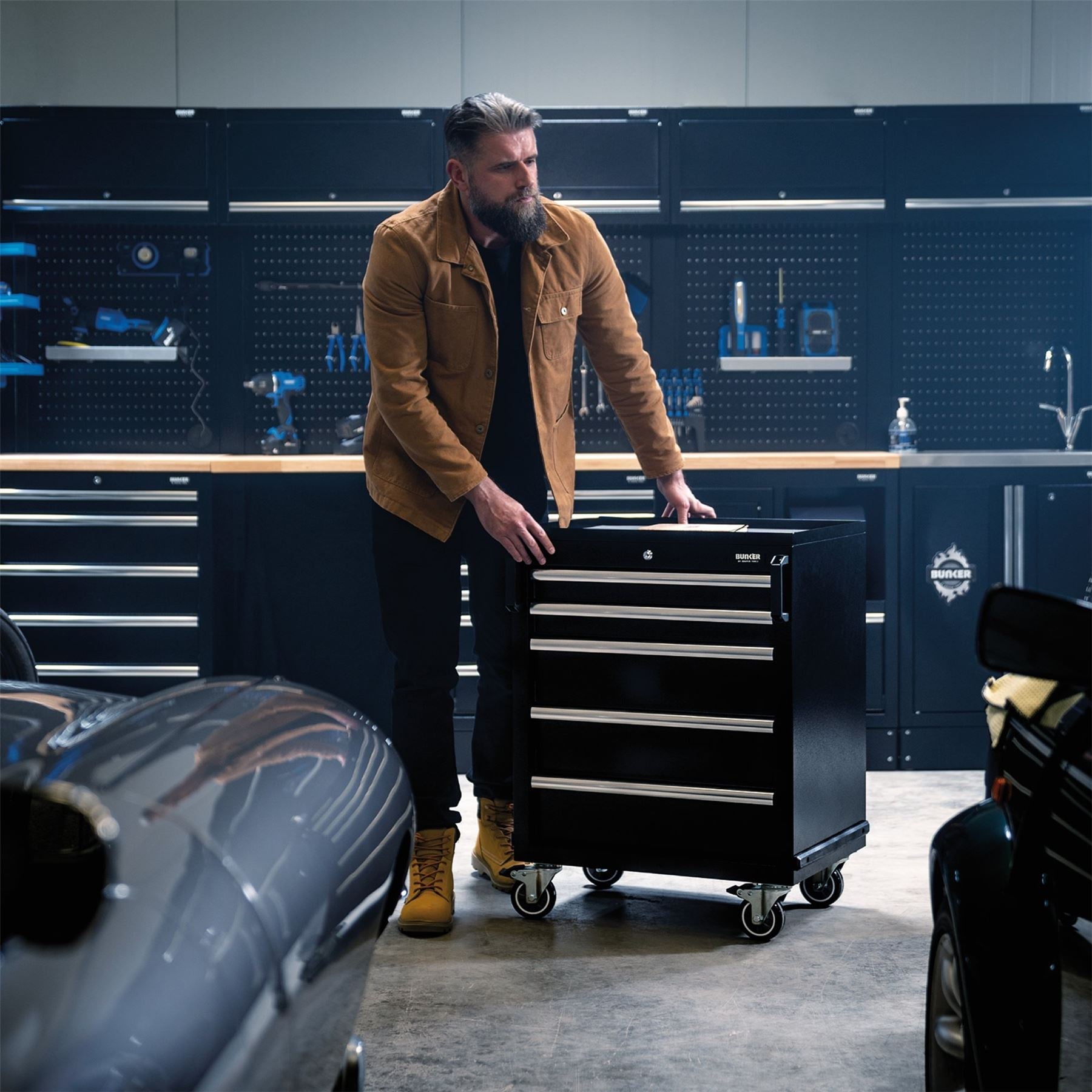 Draper 33192 BUNKER® Modular Hardwood Worktop 2040mm Draper