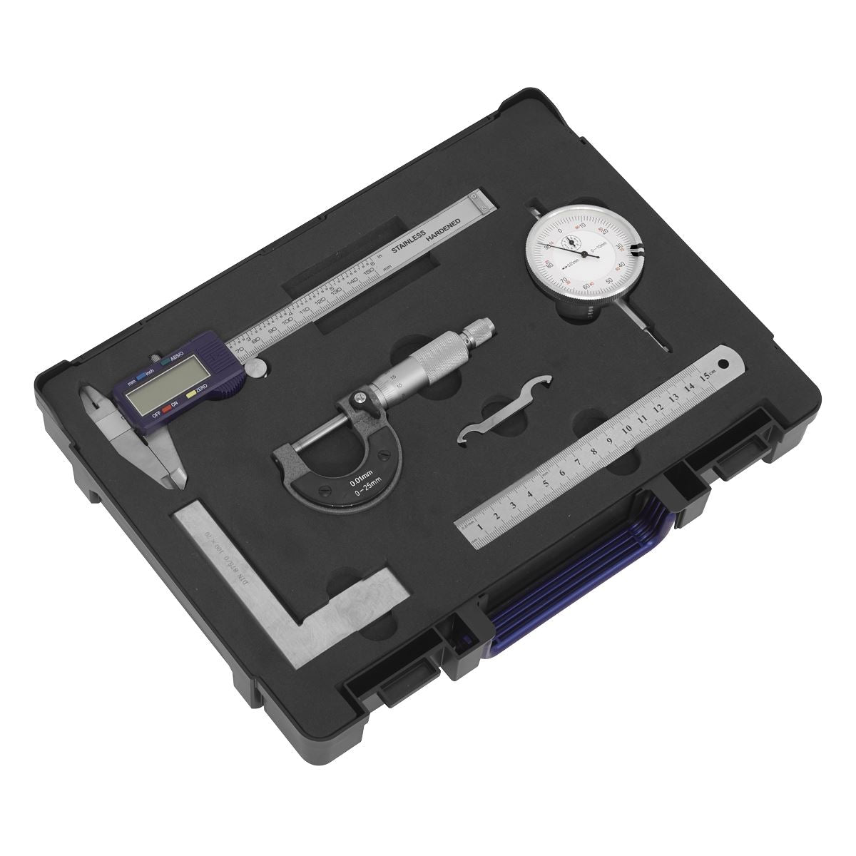 Sealey AK96SET Measuring Tool Set 5pc Sealey