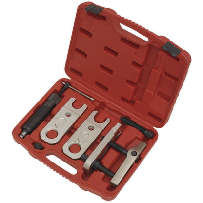 Sealey VS3814 Ball Joint Splitter Hydraulic & Manual 9pc - Commercial Sealey