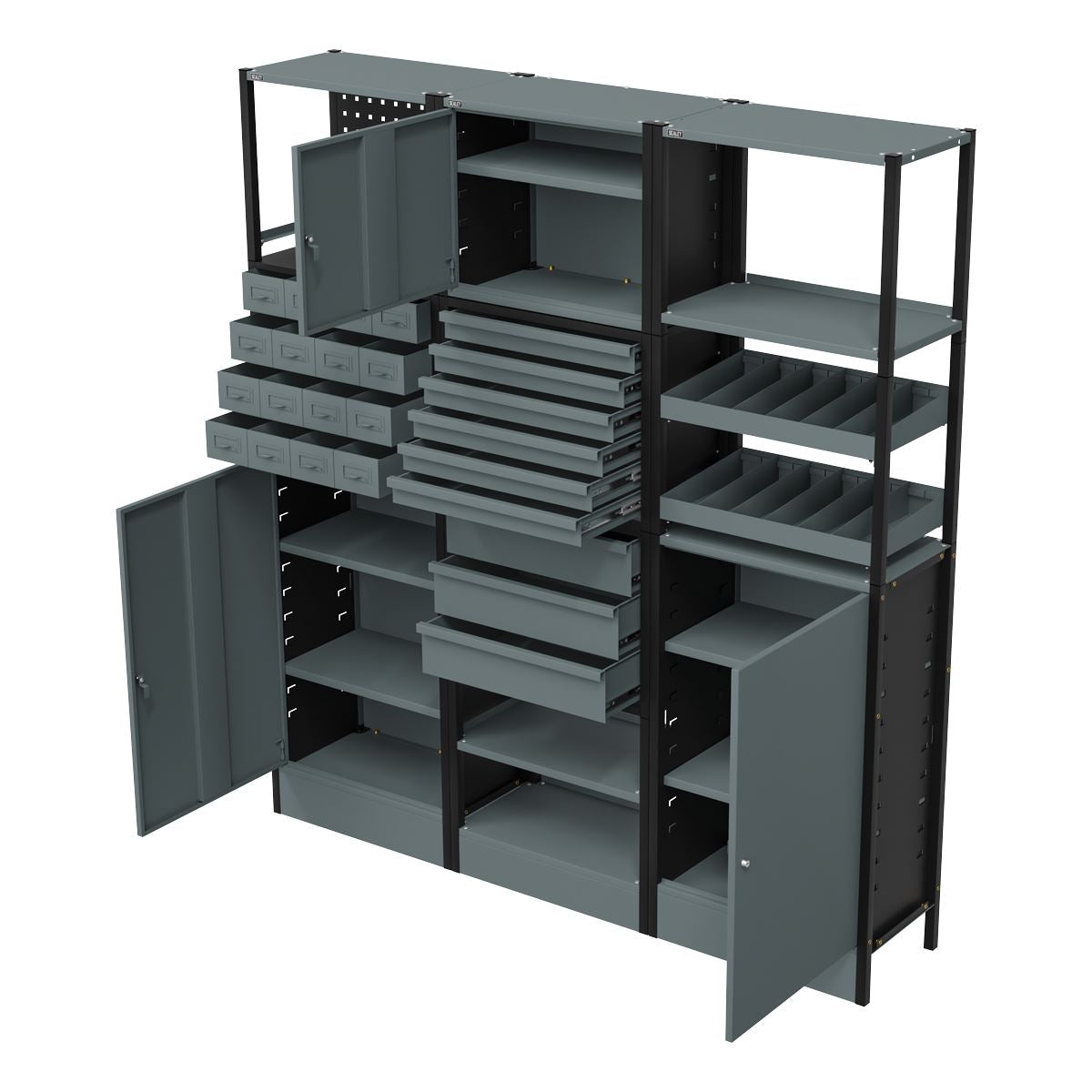 Sealey APMRSTACK1 Modular Racking System Combo 1.74m Sealey