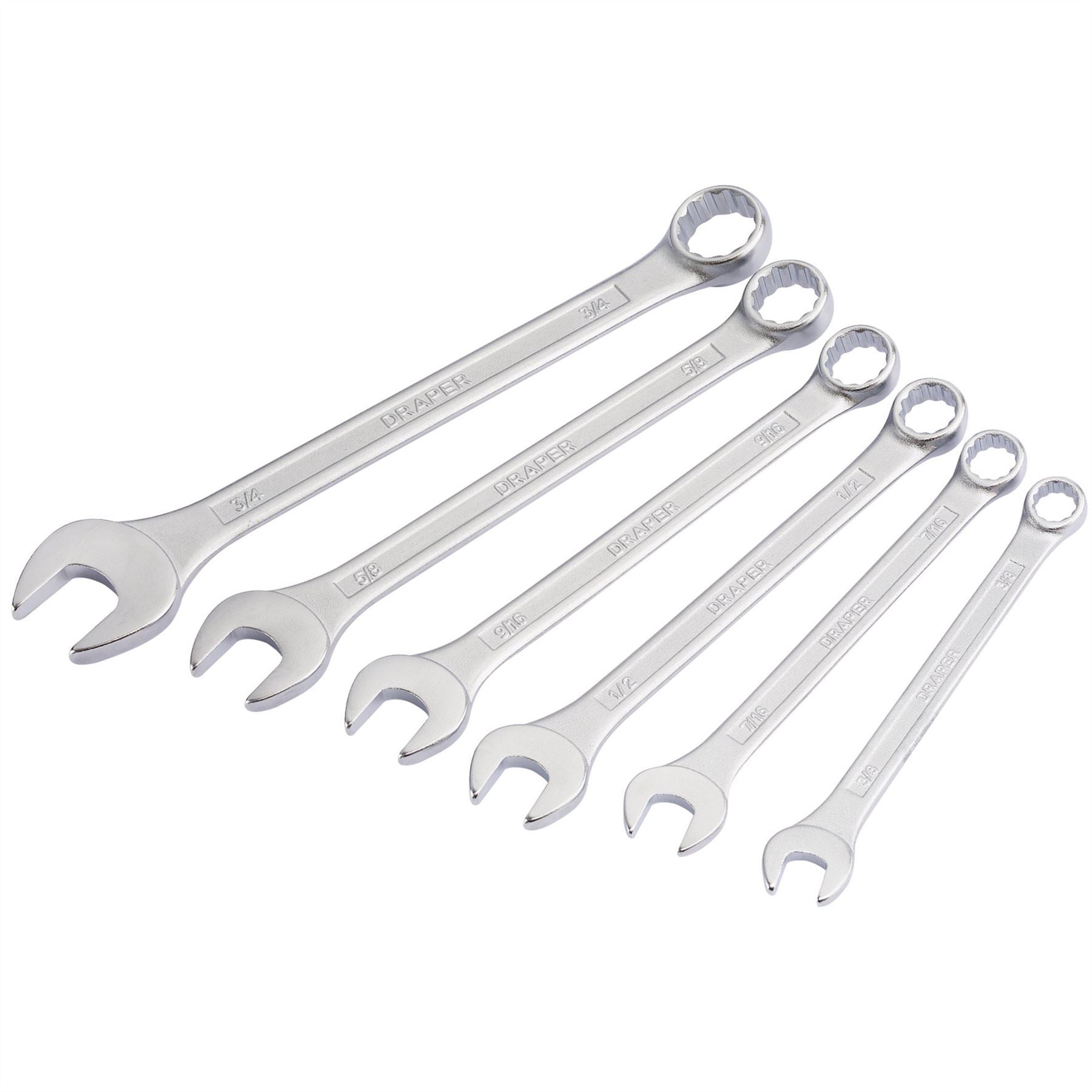Draper 68480 Redline® AF Combination Spanner Set 6 Piece Draper