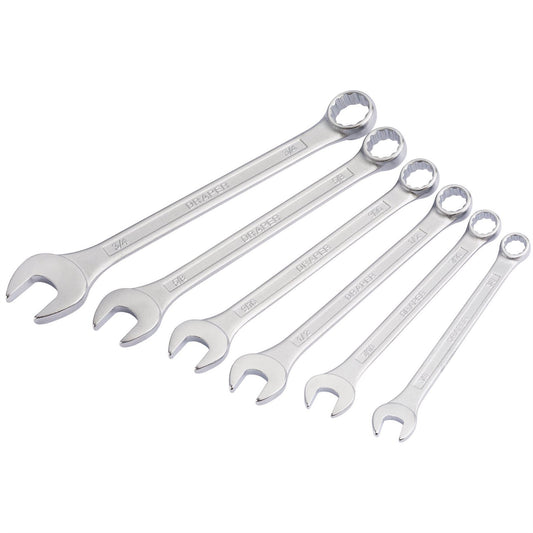 Draper 68480 Redline® AF Combination Spanner Set 6 Piece Draper