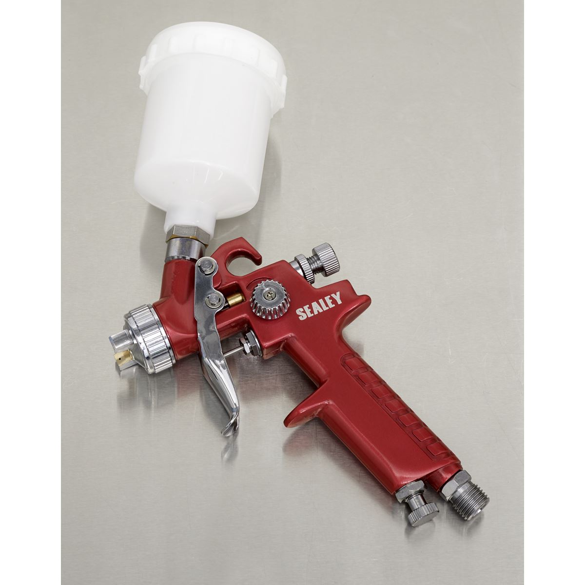 Sealey HVLP731 HVLP Gravity Feed Touch-Up Spray Gun - 0.8mm Set-Up Sealey