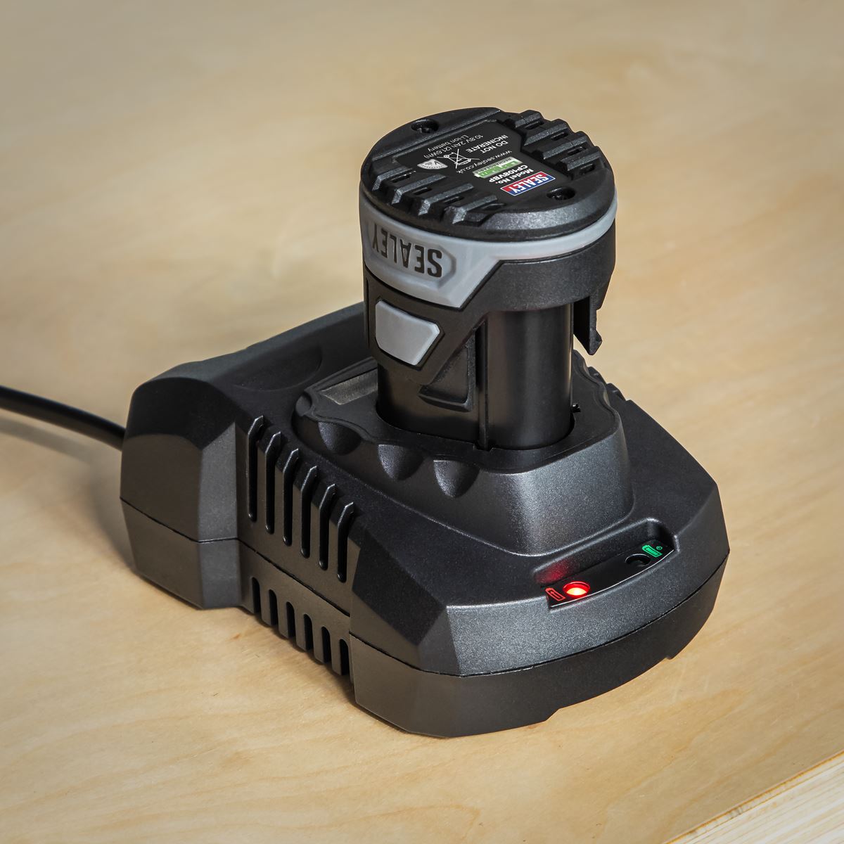 Sealey CP108VMCEU Battery Charger for 10.8V Lithium-ion SV10.8 Series - European Plug Sealey