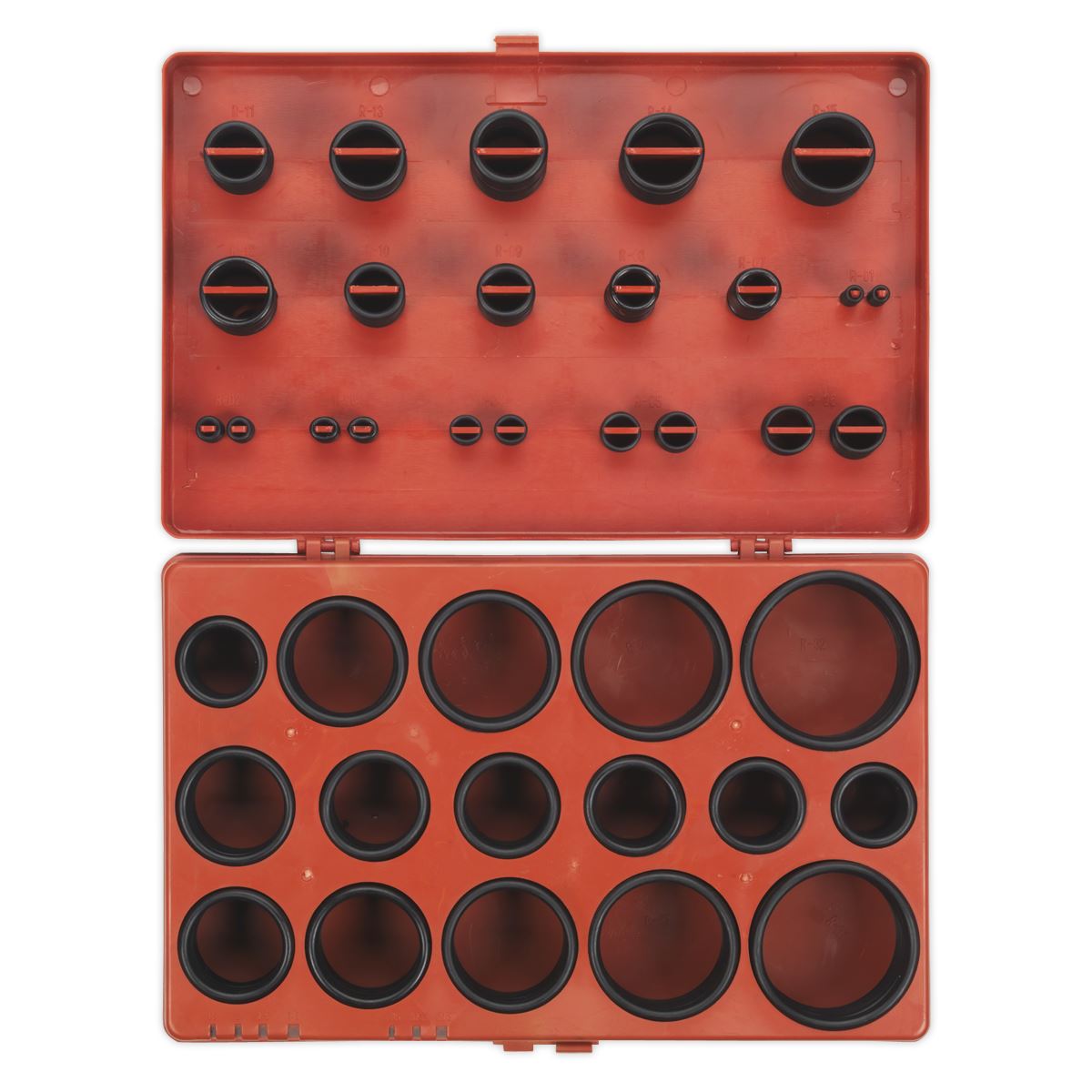 Sealey BOR419 Rubber O-Ring Assortment 419pc - Metric Sealey