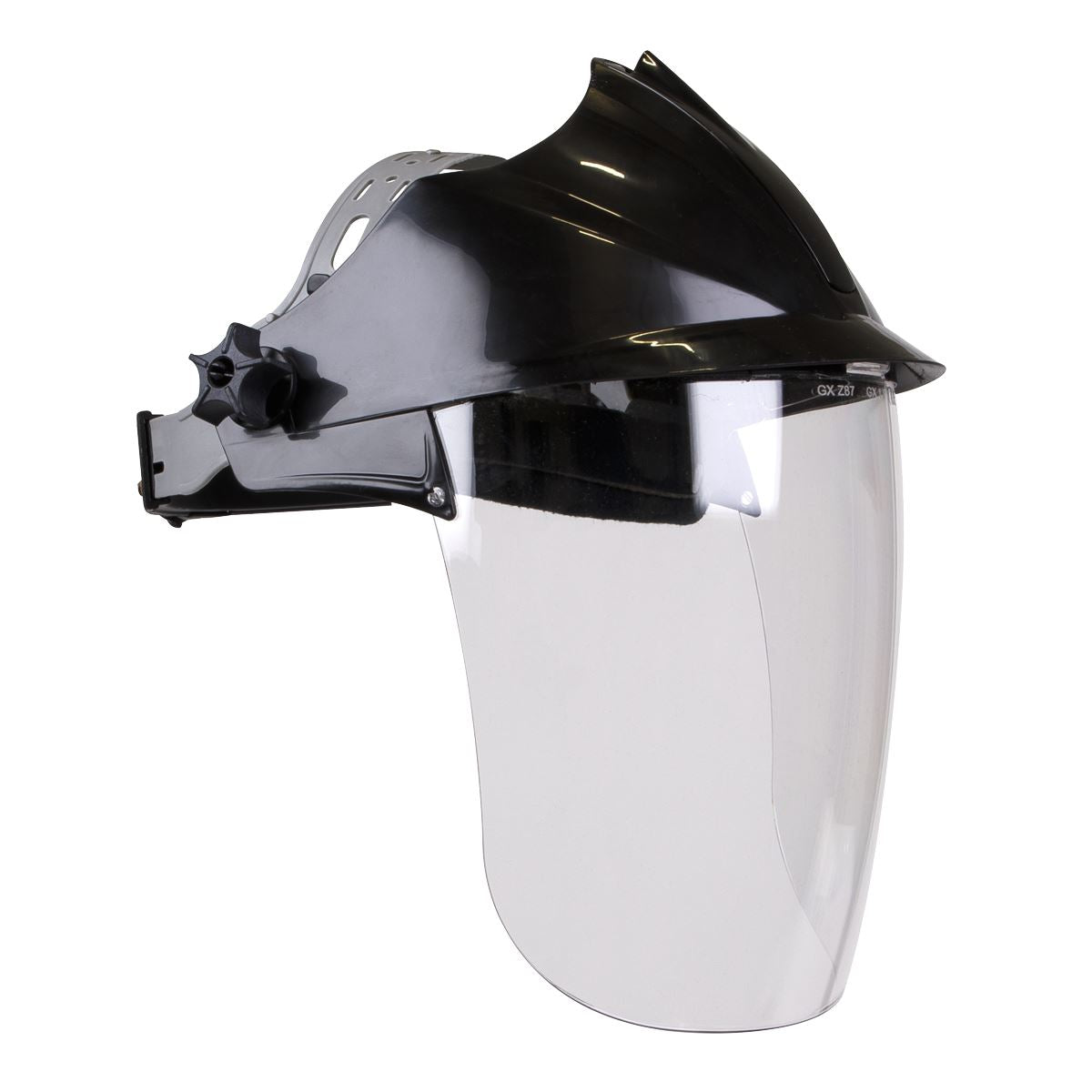 Sealey SSP78 Deluxe Brow Guard with Aspherical Polycarbonate Full Face Shield Sealey