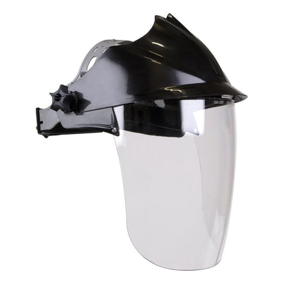 Sealey SSP78 Deluxe Brow Guard with Aspherical Polycarbonate Full Face Shield Sealey