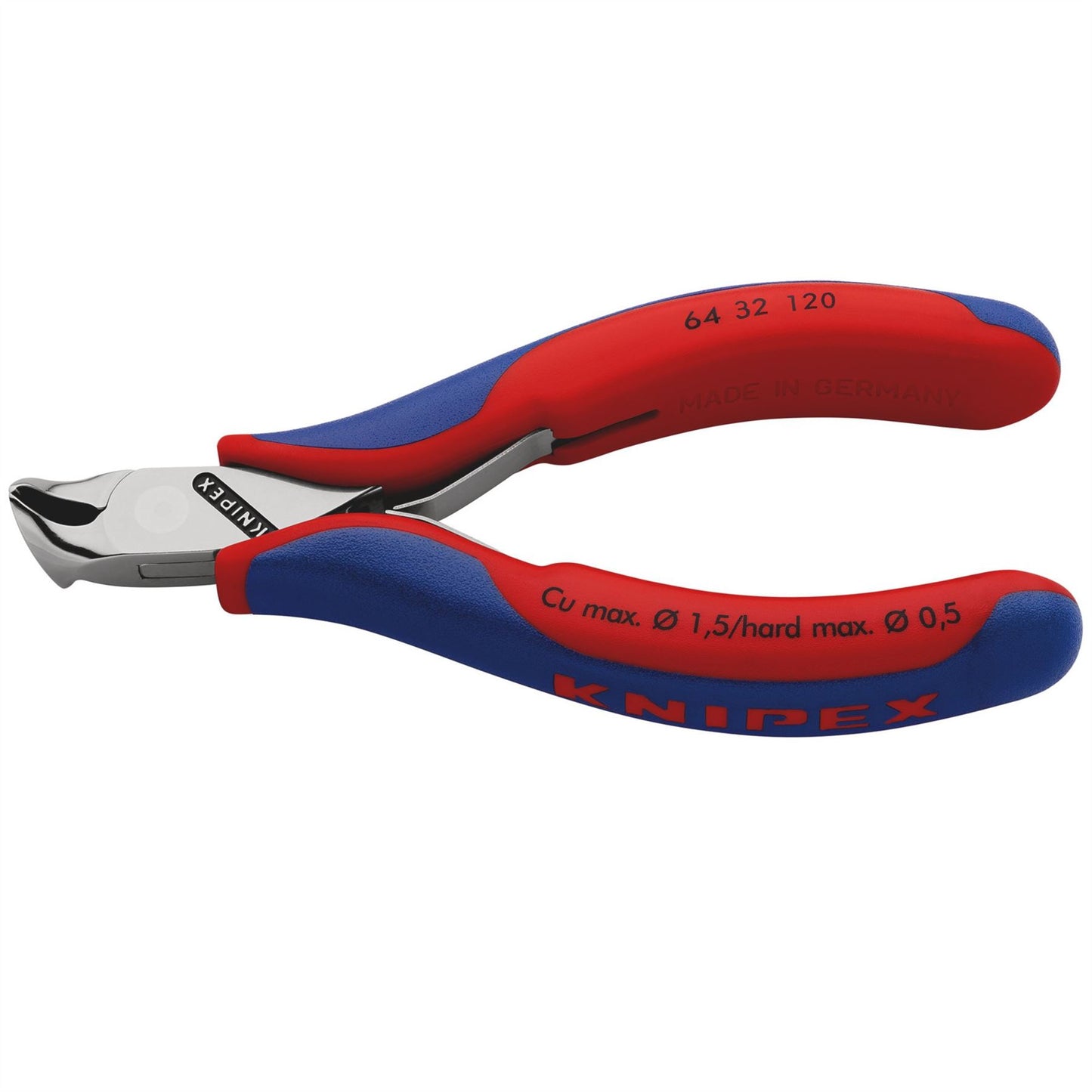 Knipex 27716 64 32 120 Electronics End Cutting Nipper with multi-component grips 120mm Knipex