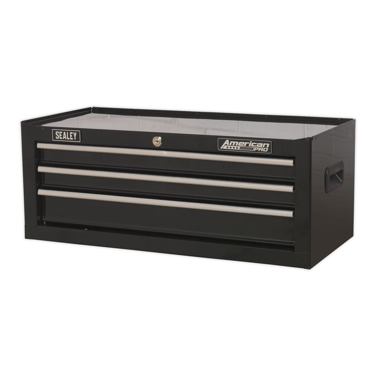 Sealey AP223B Mid-Box Tool Chest 3 Drawer with Ball-Bearing Slides - Black Sealey