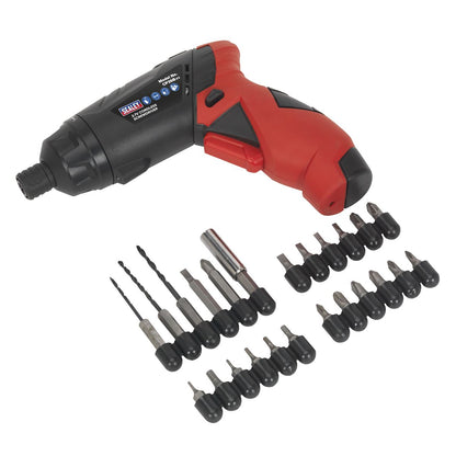 Sealey CP36B Cordless Screwdriver Set 26pc 3.6V Lithium-ion Sealey