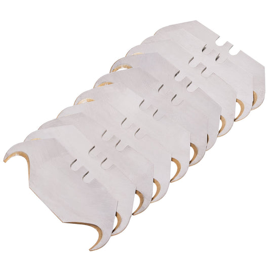 Draper 54225 Expert Two Notch Hooked Trimming Knife Blades Pack of 10 Draper