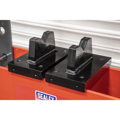 Sealey YK309FAH Premier Air/Hydraulic Floor Type Press with Foot Pedal 30 Tonne Sealey