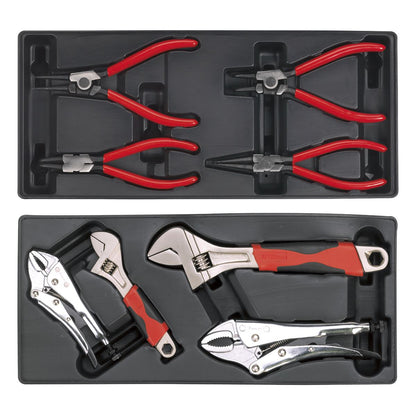 Sealey SPTCCOMBO1 Tool Chest Combination 14 Drawer with Ball-Bearing Slides - Blue & 1179pc Tool Kit Sealey