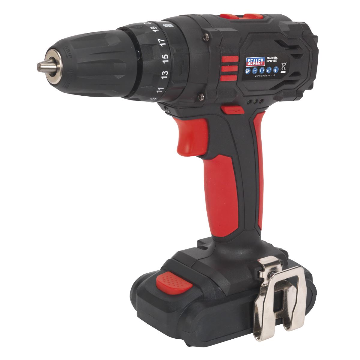 Sealey CP18VLD 18V Ø10mm Cordless Combi Drill Sealey