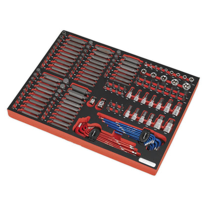 Sealey TBTP07 Tool Tray with Specialised Bits & Sockets 177pc Sealey