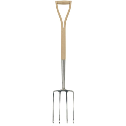 Draper 99013 Heritage Stainless Steel Digging Fork with Ash Handle Draper