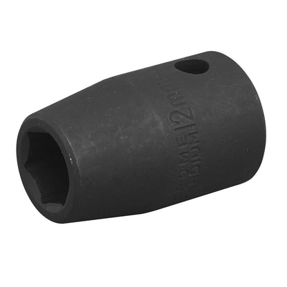 Sealey IS1212 Impact Socket 12mm 1/2"Sq Drive Sealey