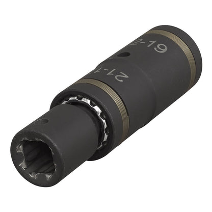 Sealey SX1821 4-in-1 1/2"Sq Drive Impact Socket Set 2pc Sealey