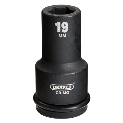 Draper 05051 Hi-TORQ® Deep Impact Socket 3/4" Sq. Dr. 19mm Draper