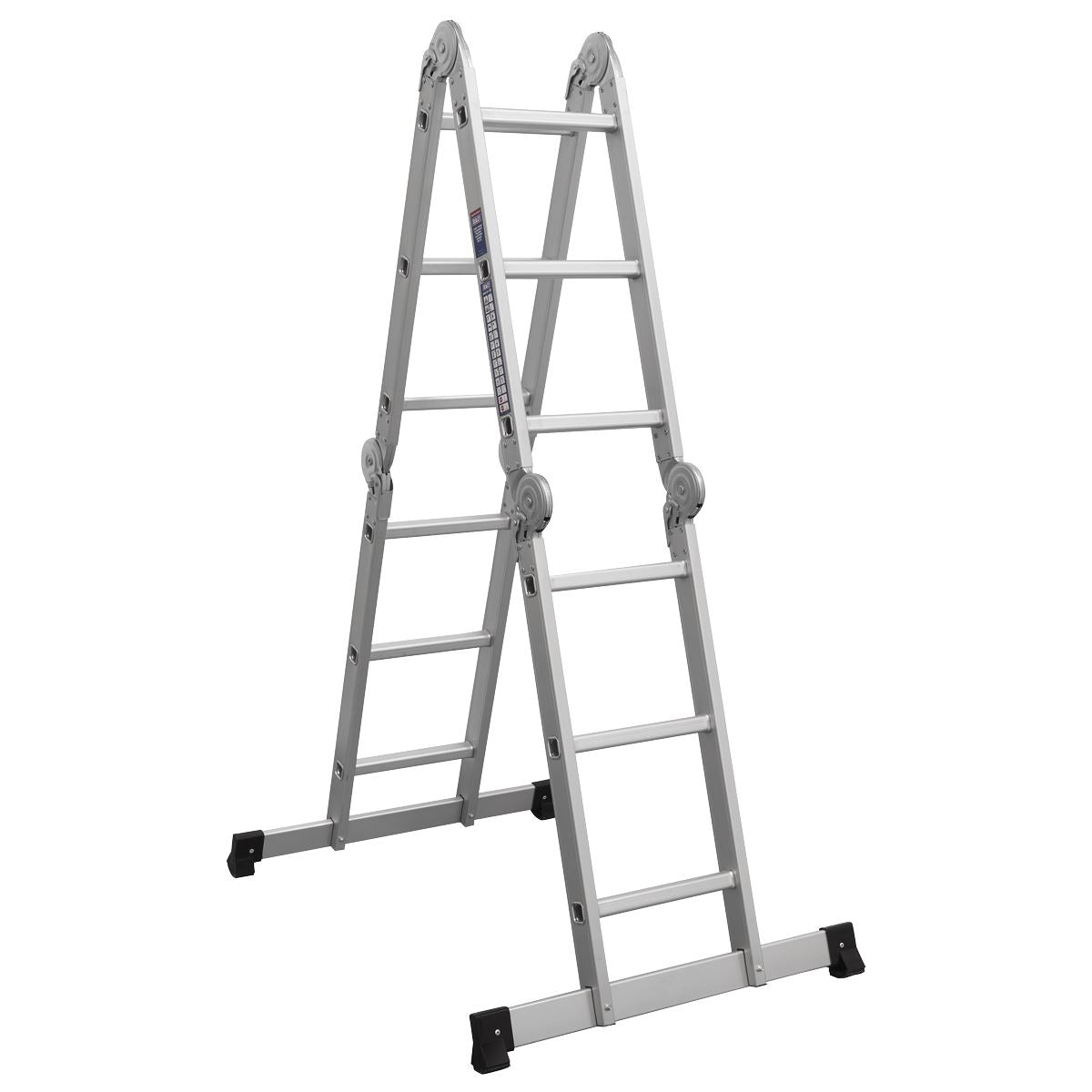 Sealey AFPL1 Aluminium Folding Platform Ladder 4-Way EN 131 Sealey