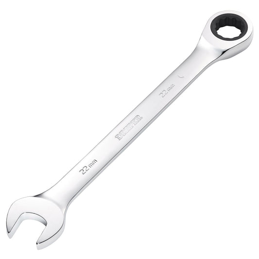 Draper 31022 Metric Ratcheting Combination Spanner 22mm Draper