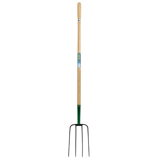 Draper 63579 4 Prong Manure Fork with Wood Shaft Draper