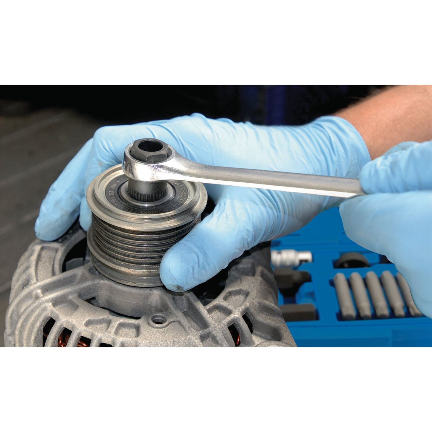 Draper 31921 Alternator Pulley Tool Kit 18 Piece Draper