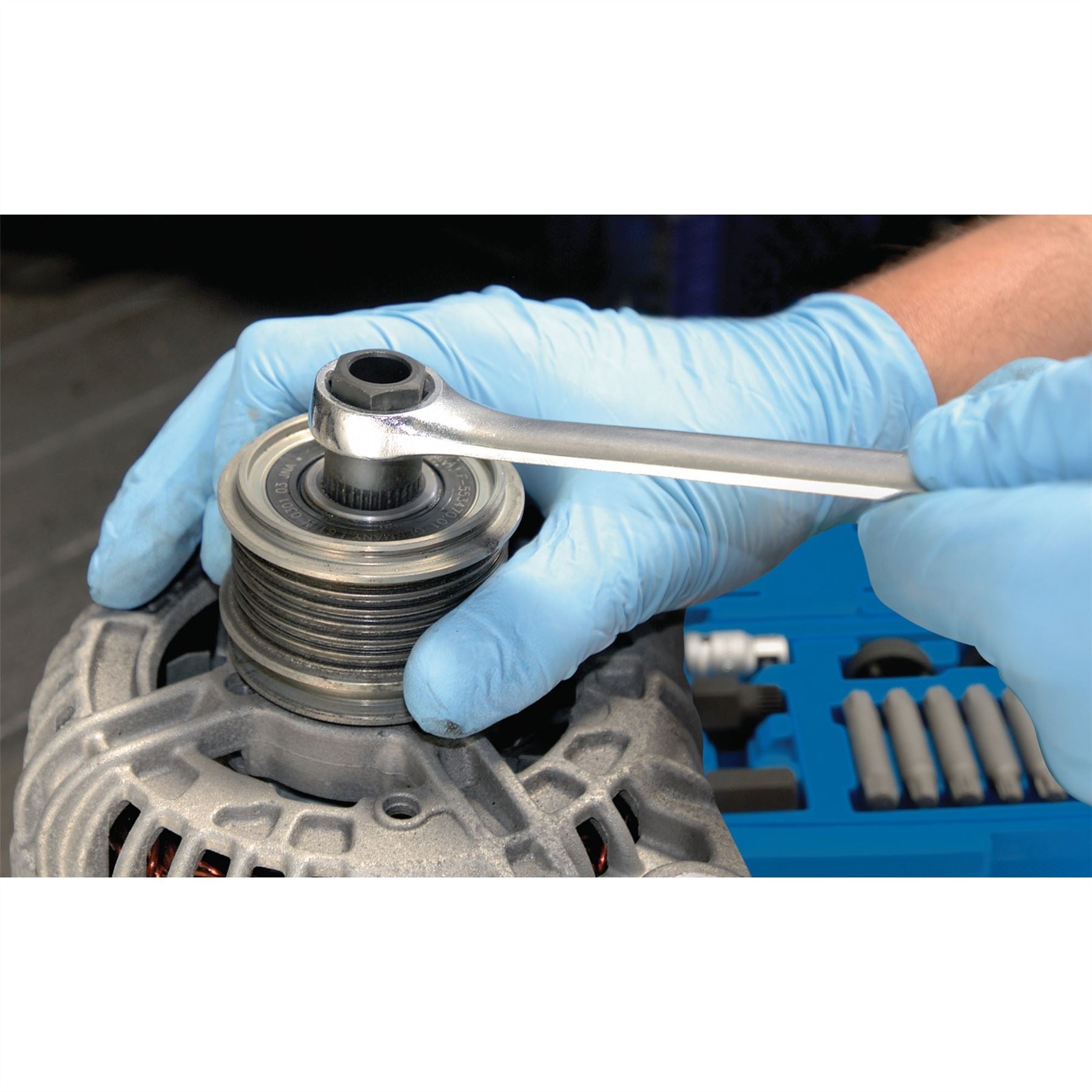 Draper 31921 Alternator Pulley Tool Kit 18 Piece Draper