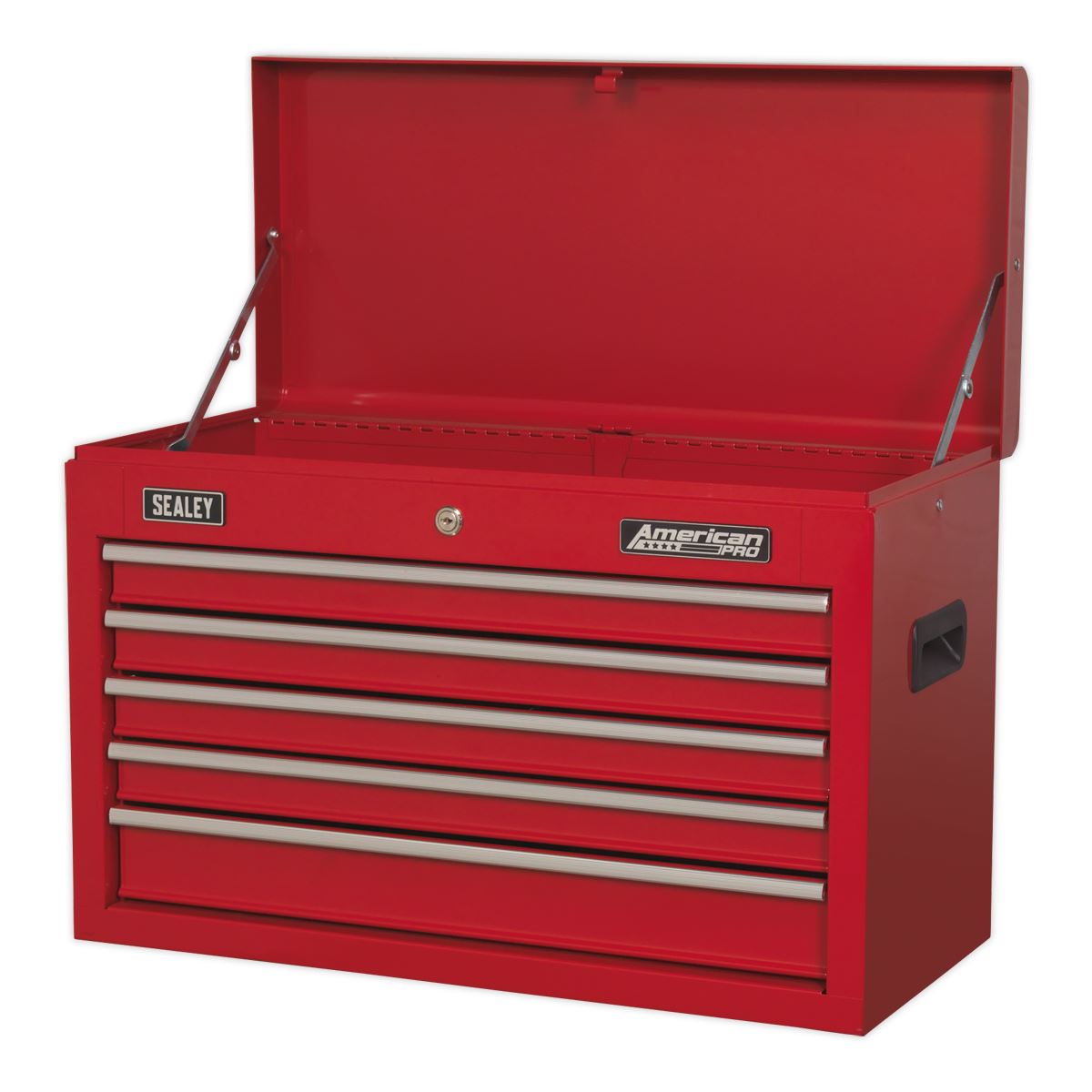 Sealey AP225 Topchest 5 Drawer with Ball-Bearing Slides - Red Sealey