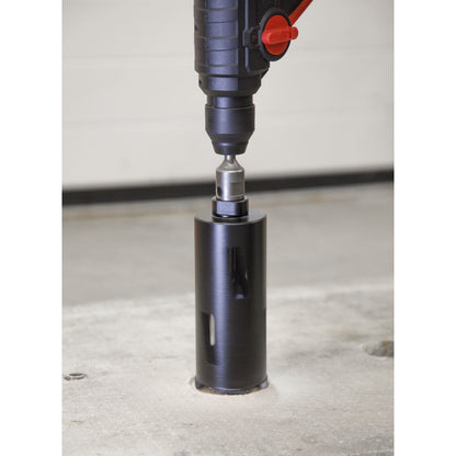 Sealey WDCKIT5 Diamond 5 Core Kit (Ø38 52 65 117 127mm Cores with Adaptors) Sealey