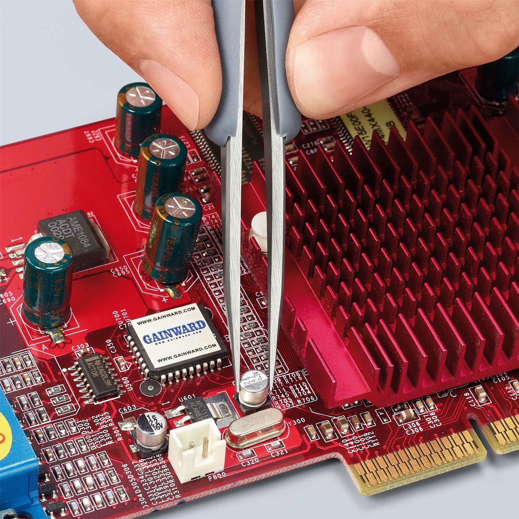 Knipex 13193 92 21 10 ESD Precision Tweezers with rubber handles ESD 123mm Draper