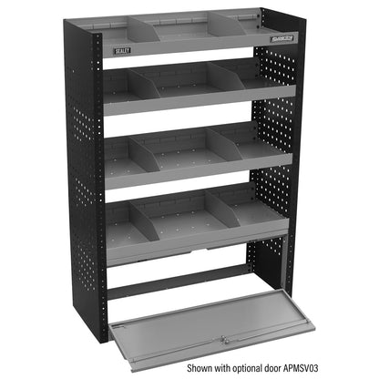 Sealey APMSV01 Modular Flat Shelf Van Storage Unit 925mm Sealey