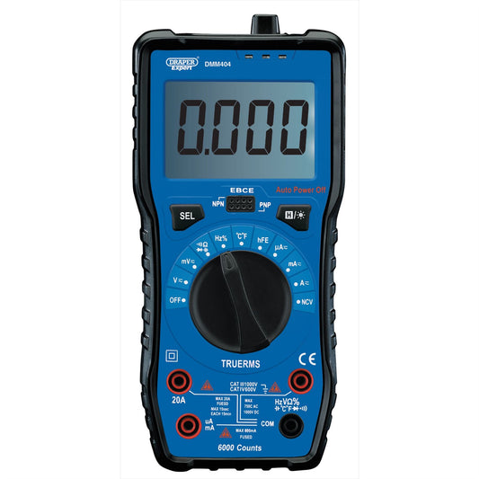 Draper 92433 Auto & Manual Ranging Digital Multimeter Draper