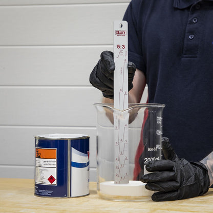 Sealey PA08 Aluminium Paint Measuring Stick 5:1/5:3 Sealey