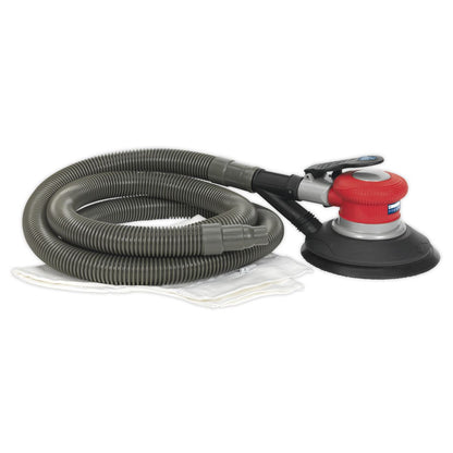 Sealey GSA06 Air Palm Random Orbital Sander Ø150mm Dust-Free Self-Contained Sealey