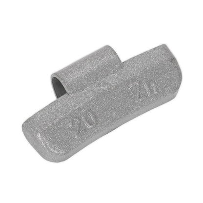 Sealey WWAH20 Wheel Weight 20g Hammer-On Plastic Coated Zinc for Alloy Wheels Pack of 100 Sealey