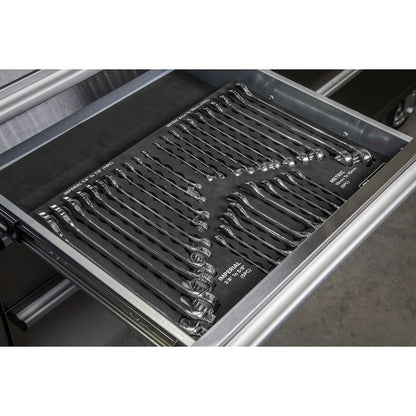 Siegen S01239 Combination Spanner Set 32pc - Metric/Imperial Sealey