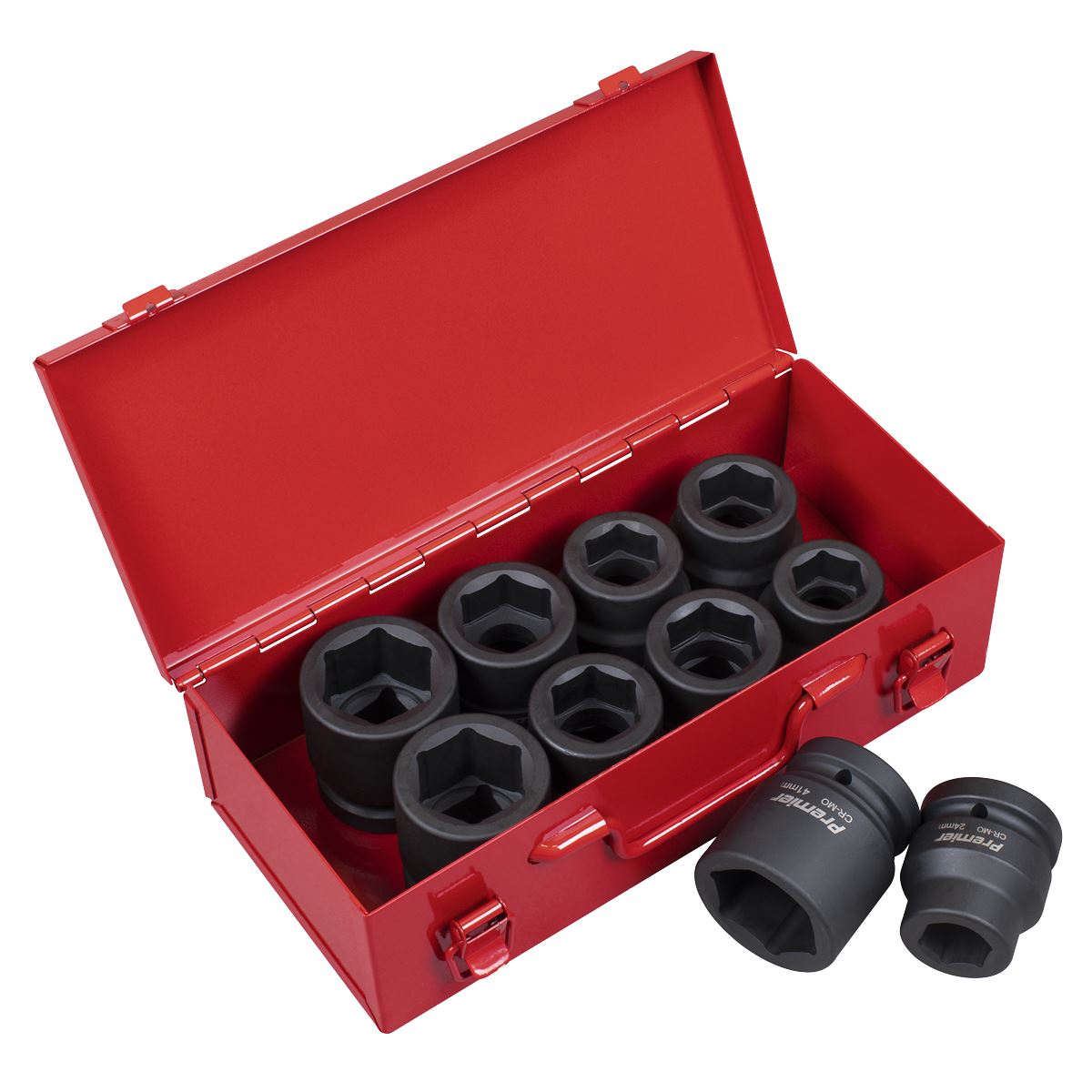 Sealey AK688 Impact Socket Set 10pc 1"Sq Drive Metric/Imperial Sealey